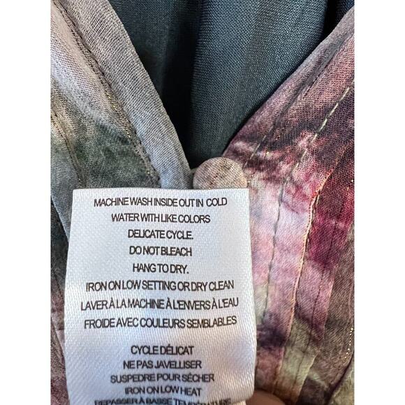 Haver London Blouse Size XL Multicolor Long Sleeves - Picture 3 of 6